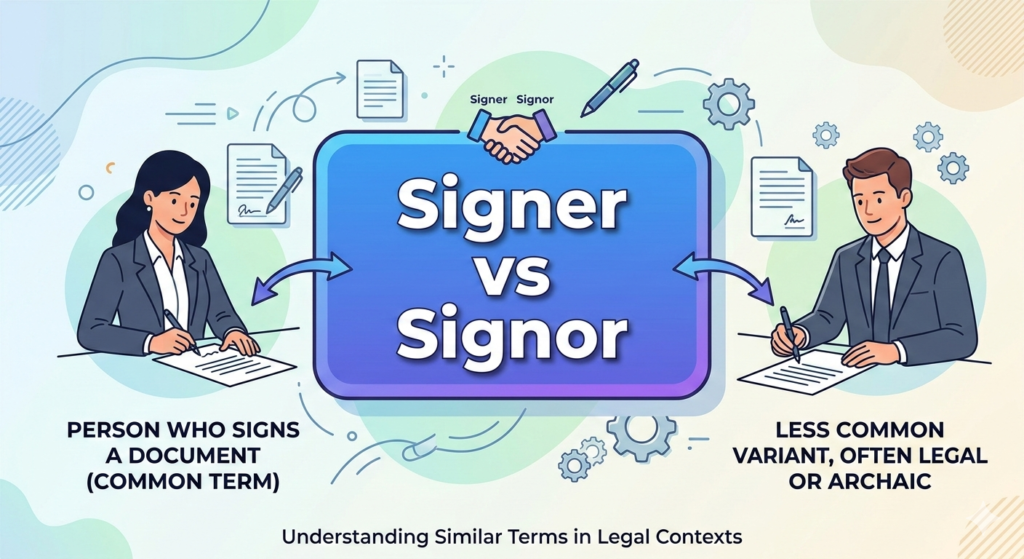 Signer vs Signor: Meaning, Differences & Correct Usage