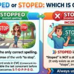 Stopped or Stoped: Which Is Correct?