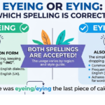 Eyeing or Eying: Which Spelling Is Correct?