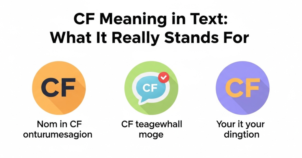 CF Meaning in Text: What It Really Stands For