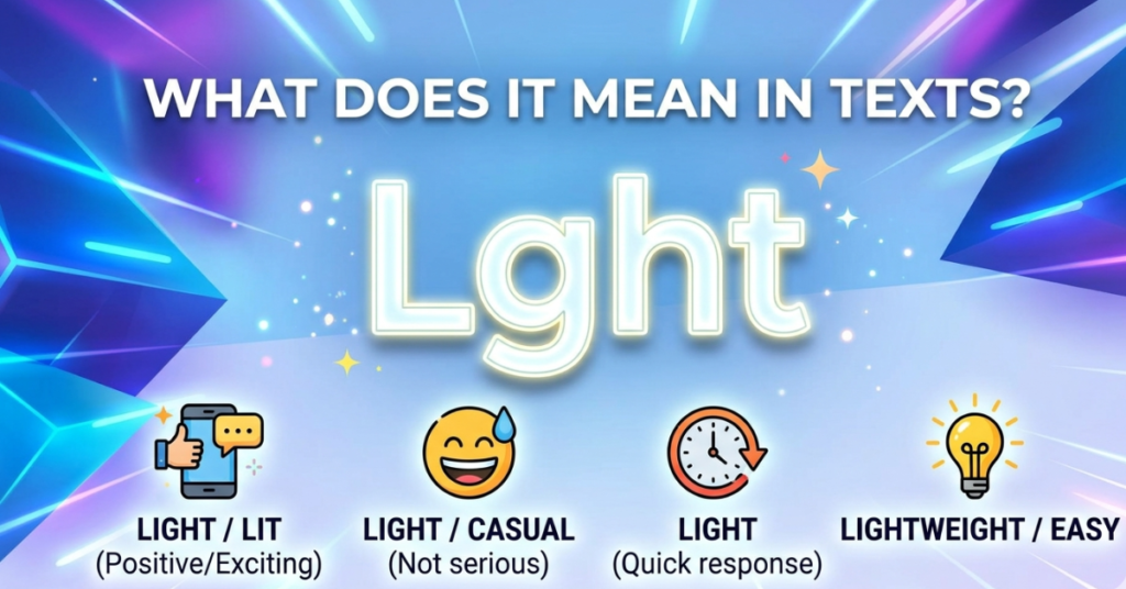 LGHT Meaning in Text: What Does LGHT Mean?