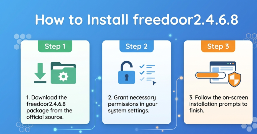 How to Install freedoor2.4.6.8 on PC (Step-by-Step Guide)