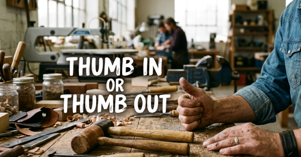 Thumb In or Thumb Out: Meaning, Style & Proper Use