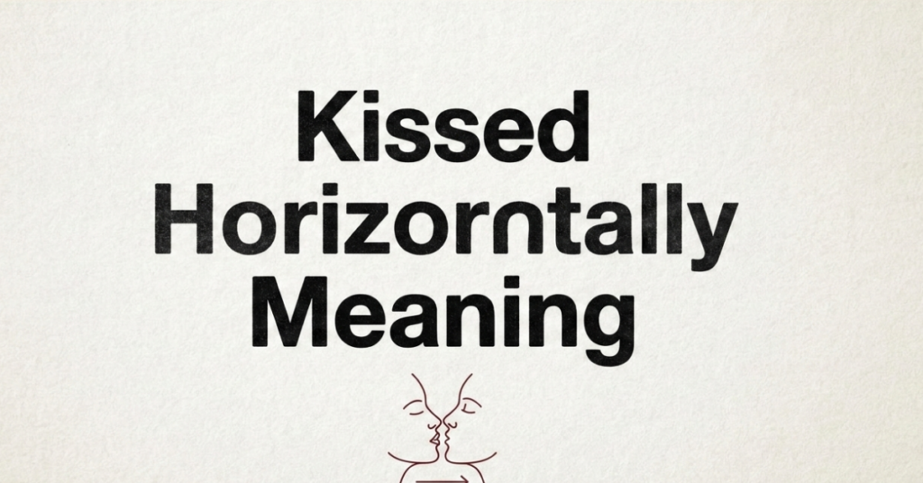 Kissed Horizontally Meaning: What Does It Really Mean?
